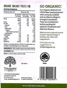 Trickett's Grove Organic Walnut Pieces 1kg