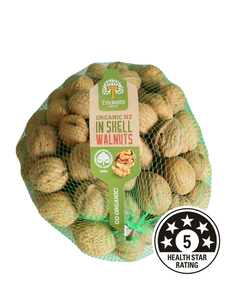 Trickett's Grove Organic Whole Walnuts 1kg