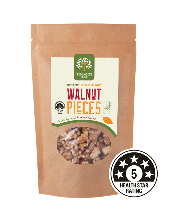 Trickett's Grove Organic Walnut Pieces 100g