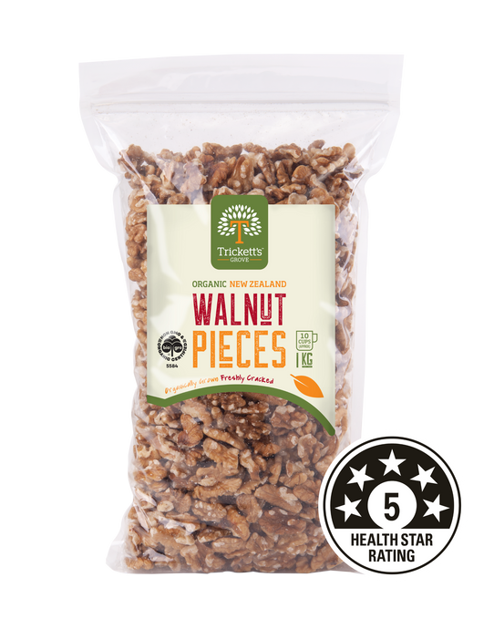 Trickett's Grove Organic Walnut Pieces 1kg